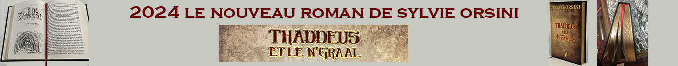 Thaddeus et le NGrall nouveau roman de Sylvie Orsini